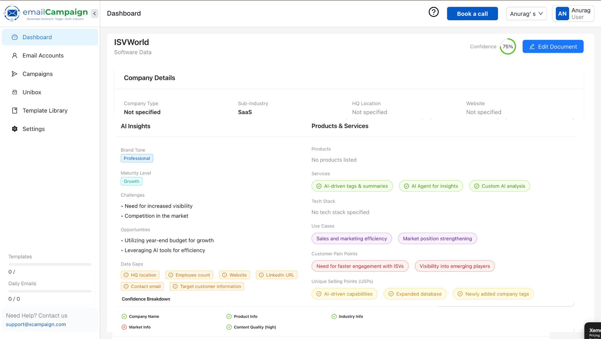 ICP-Driven Campaign Builder